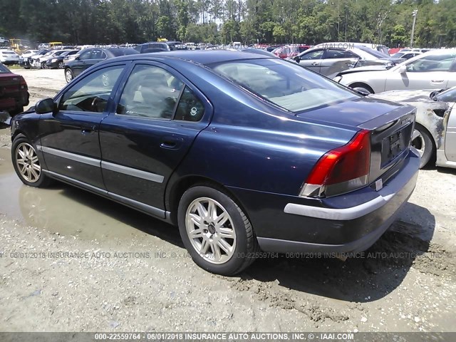 YV1RS61T432273068 - 2003 VOLVO S60 Azul foto 3