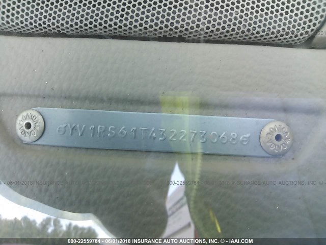 YV1RS61T432273068 - 2003 VOLVO S60 Azul foto 9