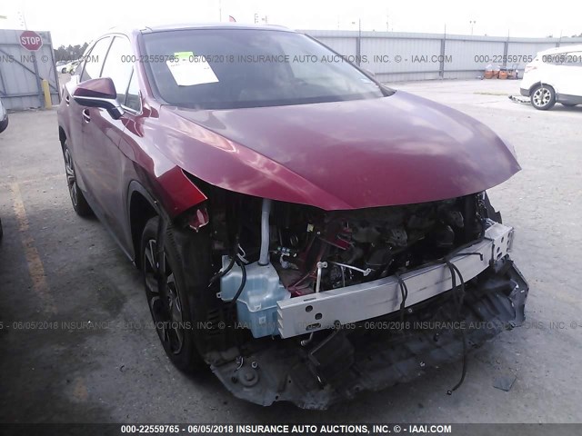 2T2BZMCA7GC012507 - 2016 LEXUS RX 350/BASE/F SPORT RED photo 1