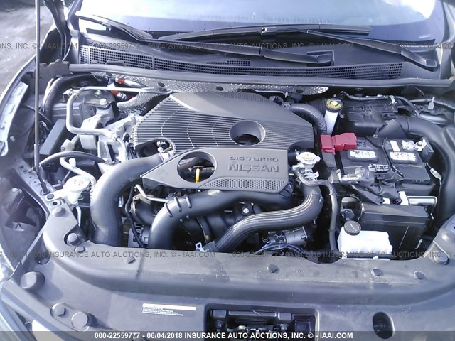 3N1CB7AP7HY227637 - 2017 NISSAN SENTRA SR TURBO/NISMO GRAY photo 10