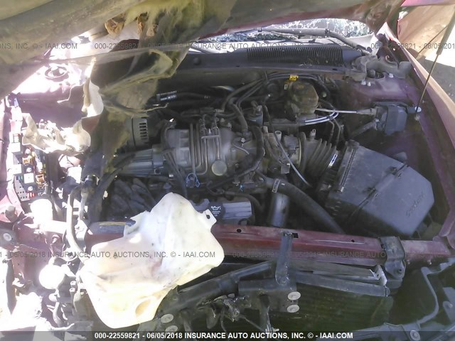 1G2HZ541134168286 - 2003 PONTIAC BONNEVILLE SSEI MAROON photo 10