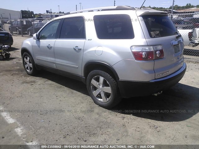 1GKKRRED9BJ194527 - 2011 GMC ACADIA SLT-1 SILVER photo 3