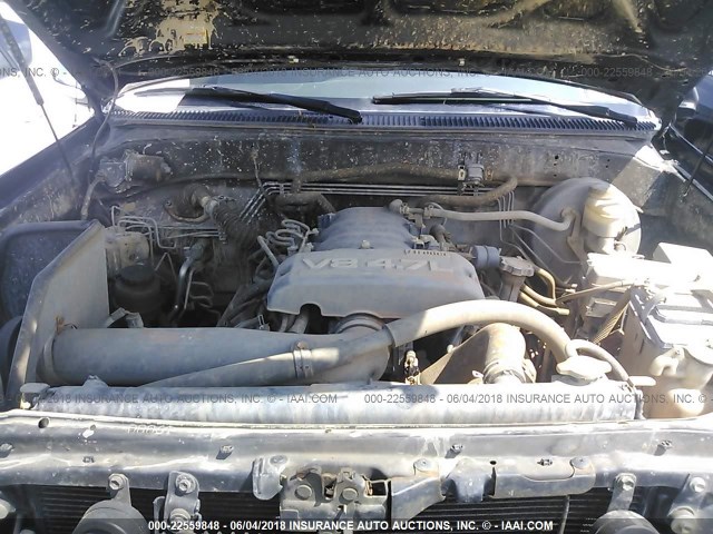 5TBBT44176S476223 - 2006 TOYOTA TUNDRA ACCESS CAB SR5 BLACK photo 10