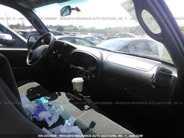 5TBBT44176S476223 - 2006 TOYOTA TUNDRA ACCESS CAB SR5 BLACK photo 5