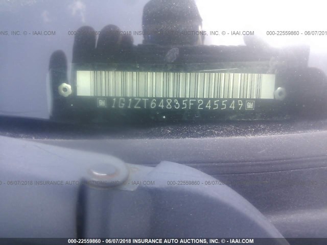 1G1ZT64835F245549 - 2005 CHEVROLET MALIBU MAXX LS 黑色 照片 9