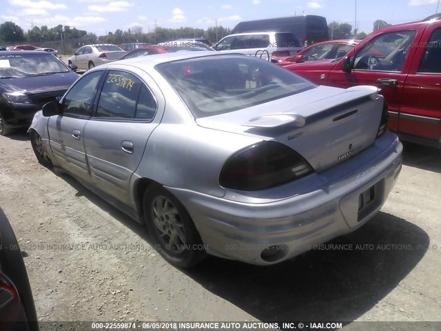 1G2NF52E2YC564774 - 2000 PONTIAC GRAND AM SE1 SILVER photo 3