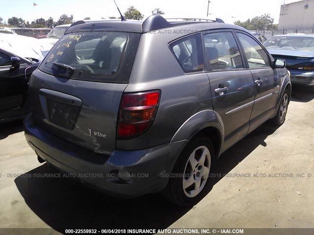 5Y2SL63845Z461726 - 2005 PONTIAC VIBE GRAY photo 4