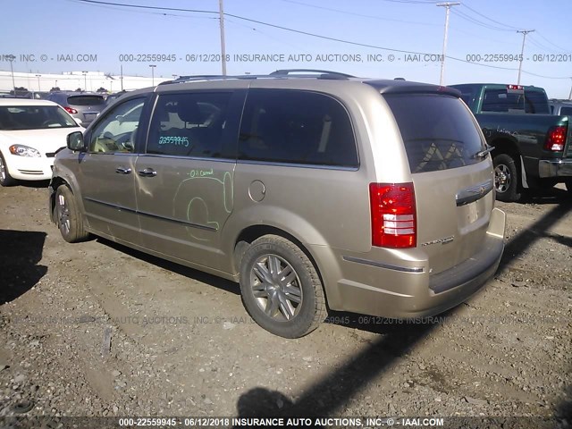 2A8HR64X58R746733 - 2008 CHRYSLER TOWN & COUNTRY LIMITED GOLD photo 3