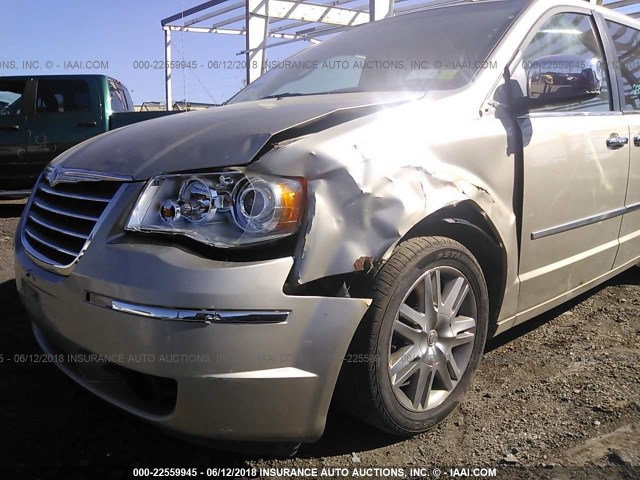 2A8HR64X58R746733 - 2008 CHRYSLER TOWN & COUNTRY LIMITED GOLD photo 6