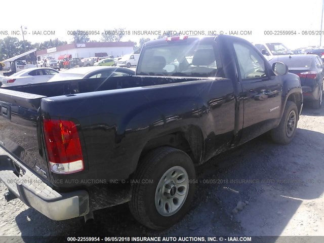 1GTN1TEA2BZ362982 - 2011 GMC SIERRA C1500 BLACK photo 4