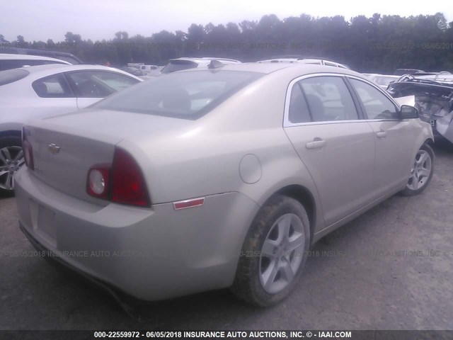 1G1ZB5E09CF272497 - 2012 CHEVROLET MALIBU LS თაფლისფერი ფოტო 4