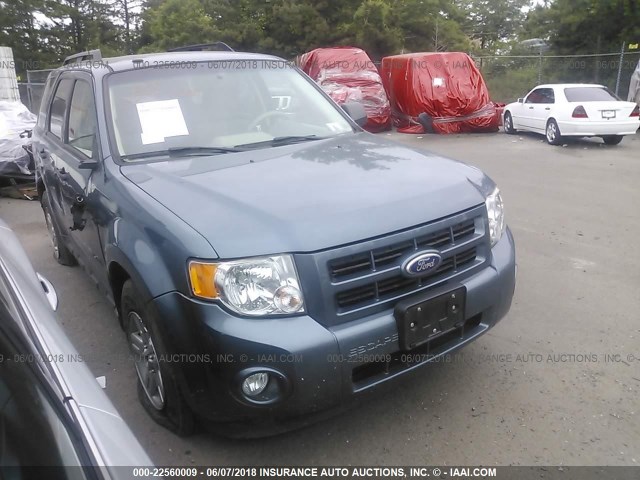 1FMCU5K39AKB51085 - 2010 FORD ESCAPE HYBRID BLUE photo 1