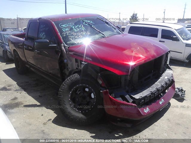 1C6RR6FT9ES160771 - 2014 RAM 1500 ST MAROON photo 1