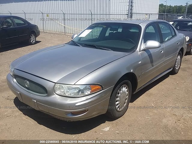 1G4HP52K044162957 - 2004 BUICK LESABRE CUSTOM SILVER photo 2