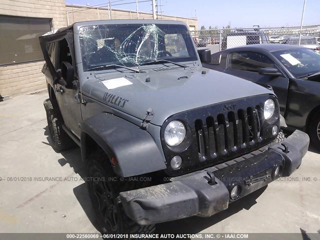 1C4AJWAG7FL583741 - 2015 JEEP WRANGLER SPORT Boz foto 1