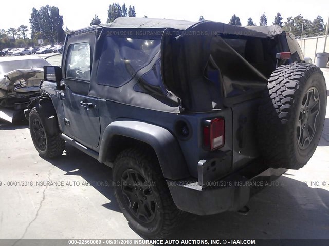 1C4AJWAG7FL583741 - 2015 JEEP WRANGLER SPORT Boz foto 3