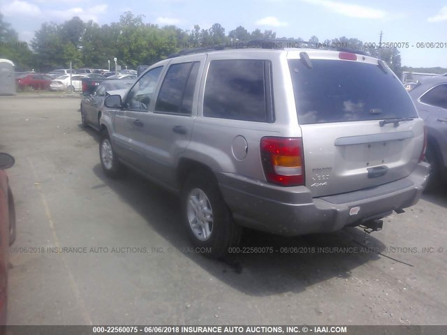 1J4GW48S54C315174 - 2004 JEEP GRAND CHEROKEE LAREDO/COLUMBIA/FREEDOM 金色 照片 3