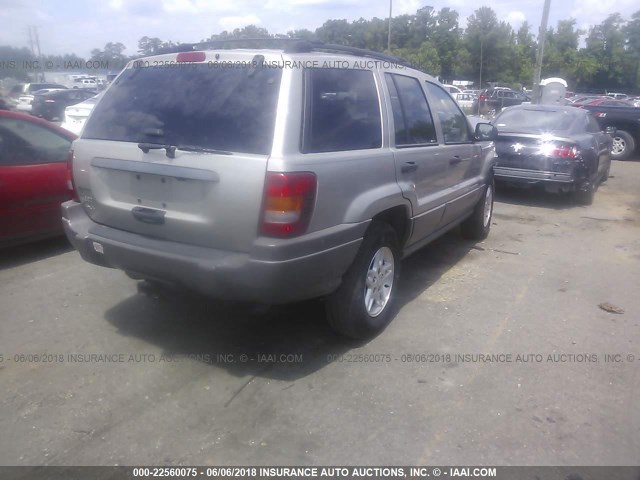 1J4GW48S54C315174 - 2004 JEEP GRAND CHEROKEE LAREDO/COLUMBIA/FREEDOM 金色 照片 4