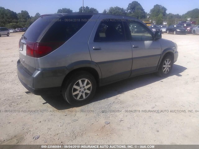 3G5DB03E64S514850 - 2004 BUICK RENDEZVOUS CX/CXL Pewter photo 4