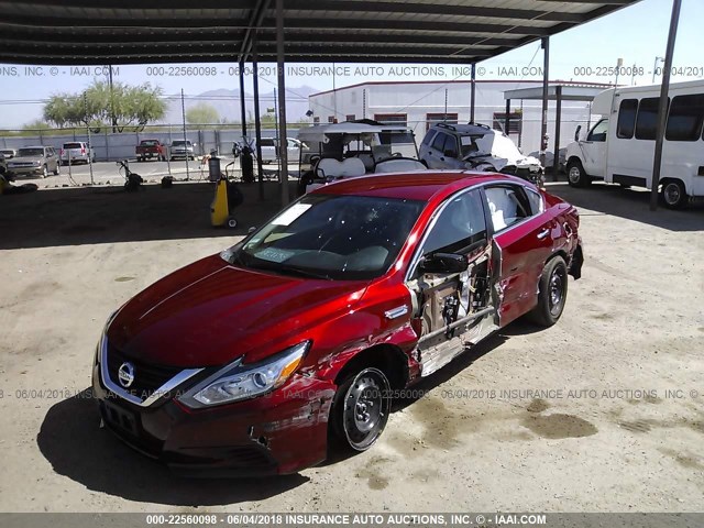 1N4AL3AP9JC143527 - 2018 NISSAN ALTIMA 2.5/S/SV/SL/SR BURGUNDY photo 2