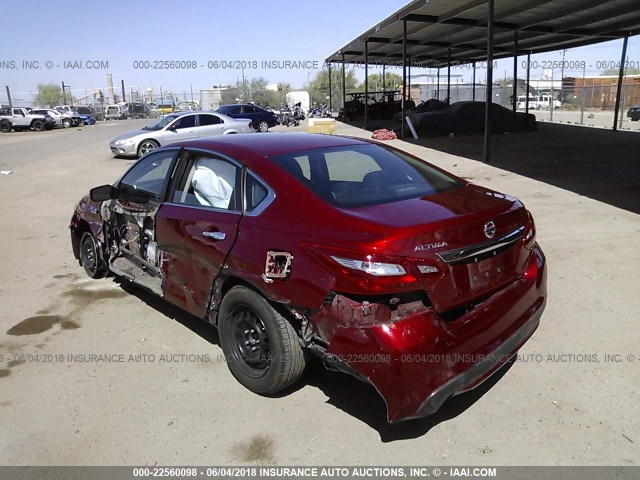 1N4AL3AP9JC143527 - 2018 NISSAN ALTIMA 2.5/S/SV/SL/SR BURGUNDY photo 3