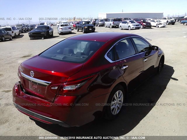 1N4AL3AP9JC143527 - 2018 NISSAN ALTIMA 2.5/S/SV/SL/SR BURGUNDY photo 4