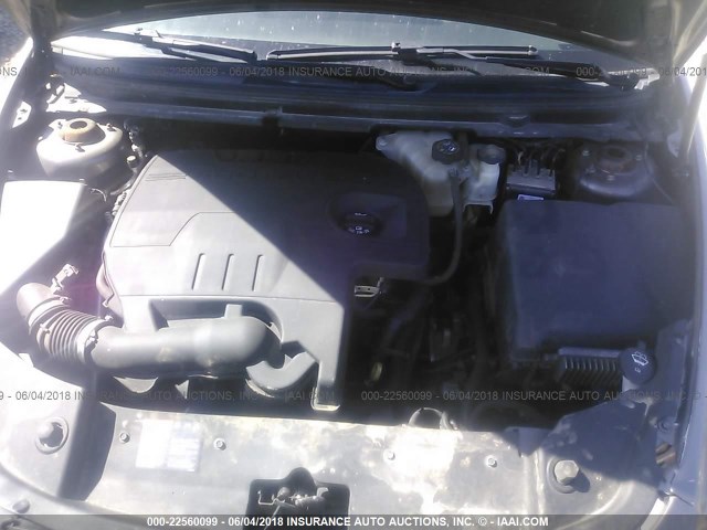 1G1ZC5E17BF176422 - 2011 CHEVROLET MALIBU 1LT ნაცრისფერი ფოტო 10