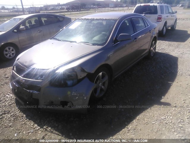 1G1ZC5E17BF176422 - 2011 CHEVROLET MALIBU 1LT ნაცრისფერი ფოტო 2