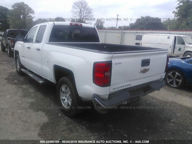 1GCRCREH1EZ326555 - 2014 CHEVROLET SILVERADO C1500 LT WHITE photo 3