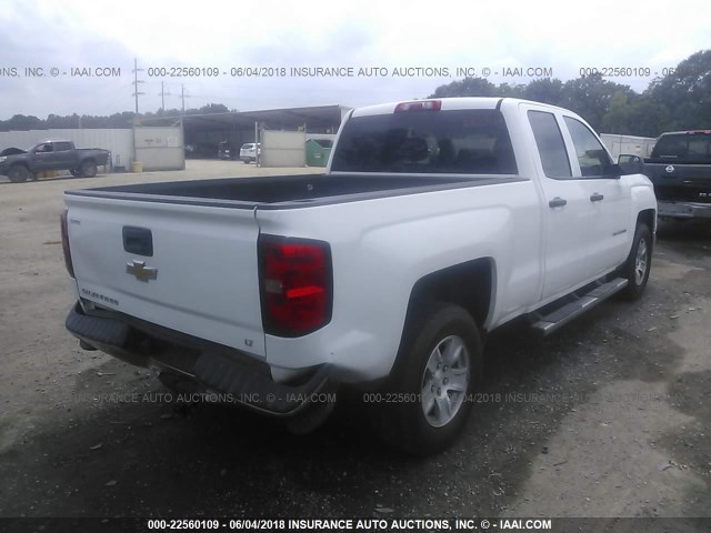 1GCRCREH1EZ326555 - 2014 CHEVROLET SILVERADO C1500 LT WHITE photo 4