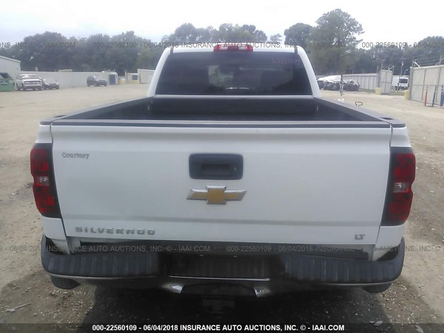 1GCRCREH1EZ326555 - 2014 CHEVROLET SILVERADO C1500 LT WHITE photo 6