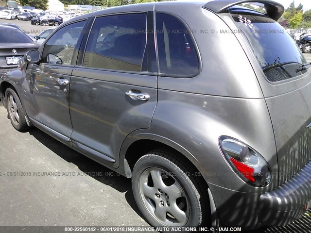 3C8FY68BX2T212694 - 2002 CHRYSLER PT CRUISER LIMITED/DREAM CRUISER Dark Brown photo 3