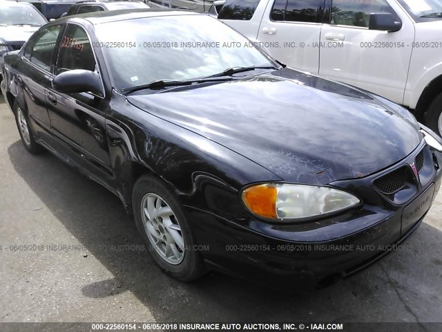 1G2NE52F84C249466 - 2004 PONTIAC GRAND AM SE BLACK photo 1