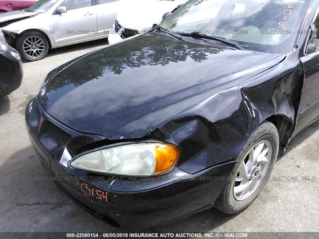 1G2NE52F84C249466 - 2004 PONTIAC GRAND AM SE BLACK photo 6