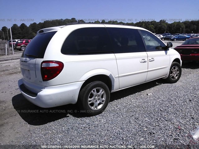 2B4GP74LX2R508974 - 2002 DODGE GRAND CARAVAN EX WHITE photo 4