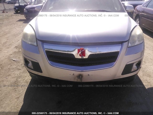 5GZEV23767J147261 - 2007 SATURN OUTLOOK XR ვერცხლისფერი ფოტო 6