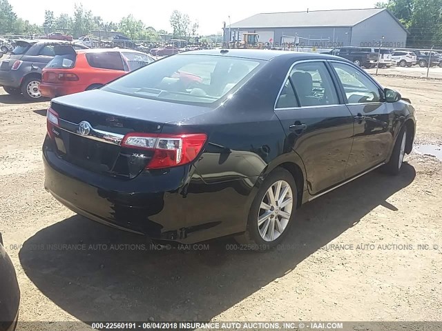 4T4BF1FK1CR262758 - 2012 TOYOTA CAMRY SE/LE/XLE 黑色 照片 4