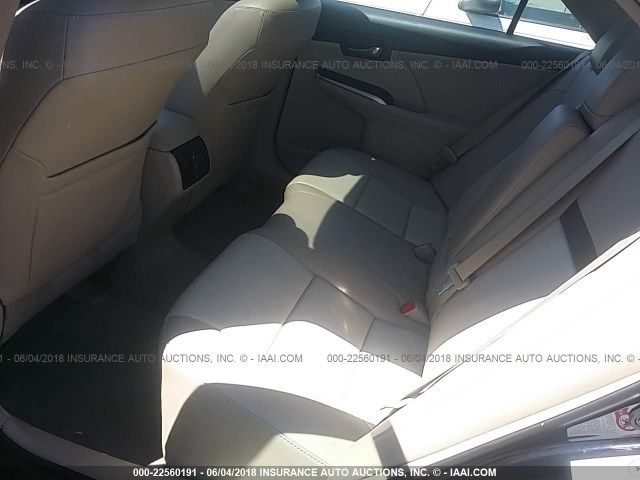 4T4BF1FK1CR262758 - 2012 TOYOTA CAMRY SE/LE/XLE 黑色 照片 8