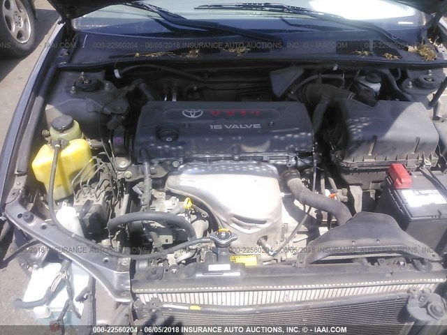 JTDBE32K230222604 - 2003 TOYOTA CAMRY LE/XLE GRAY photo 10