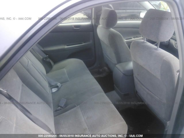 JTDBE32K230222604 - 2003 TOYOTA CAMRY LE/XLE GRAY photo 8