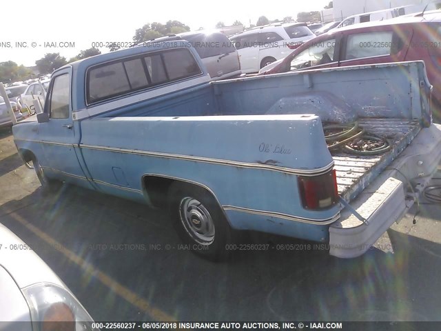 CCY145A132981 - 1975 CHEVROLET C10 BLUE photo 3