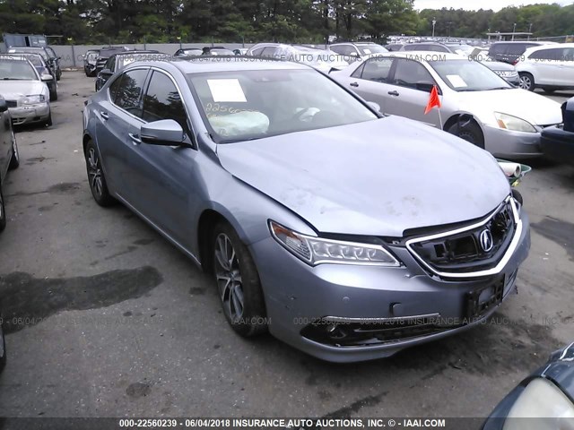 19UUB2F75FA012015 - 2015 ACURA TLX ADVANCE BLUE photo 1