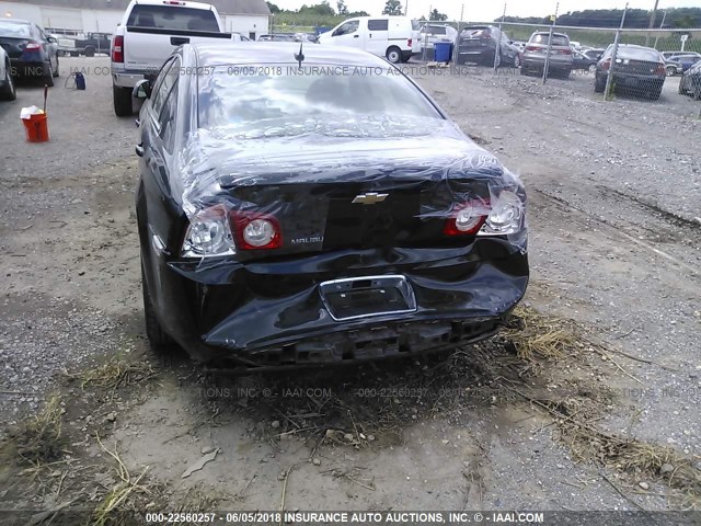 1G1ZB5EB3A4105112 - 2010 CHEVROLET MALIBU LS BLACK photo 6