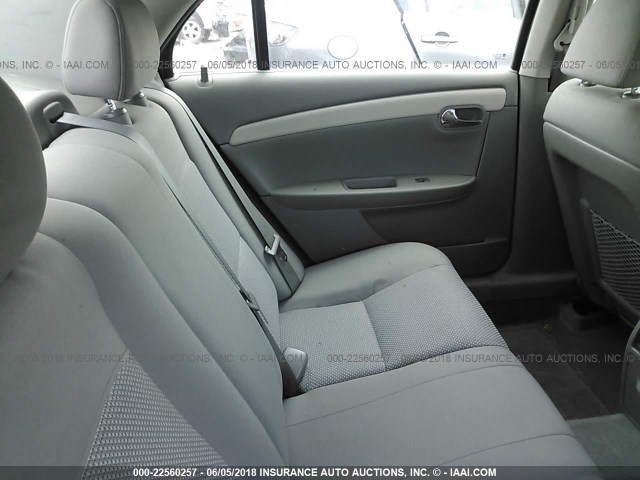 1G1ZB5EB3A4105112 - 2010 CHEVROLET MALIBU LS BLACK photo 8