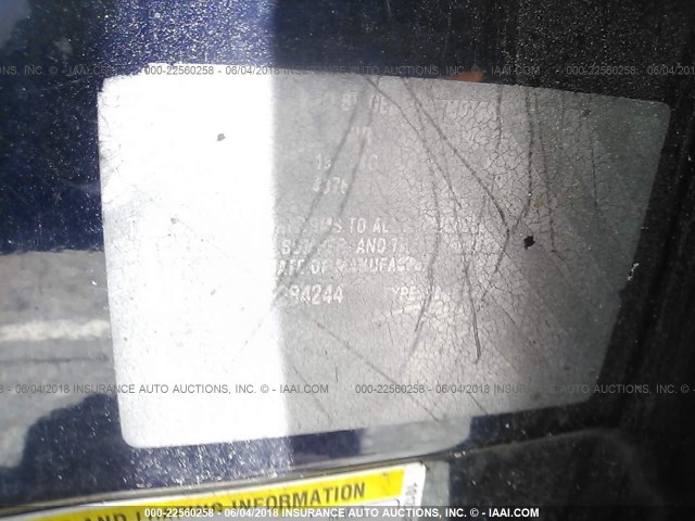 1G1ZA5E07AF284244 - 2010 CHEVROLET MALIBU LS ლურჯი ფოტო 9