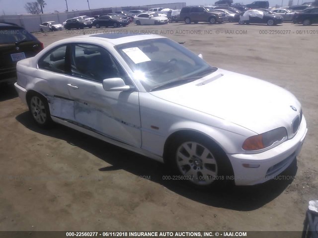 WBABM334XYJN65162 - 2000 BMW 323 CI WHITE photo 1