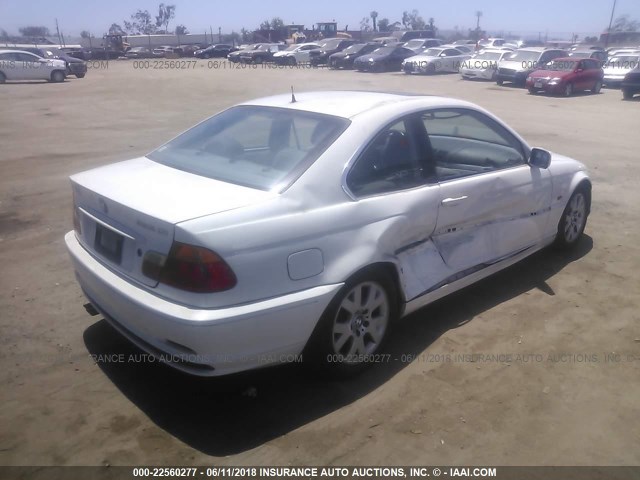 WBABM334XYJN65162 - 2000 BMW 323 CI WHITE photo 4