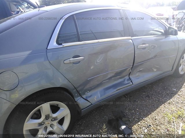 1G1ZG57B09F218501 - 2009 CHEVROLET MALIBU LS BLUE photo 6