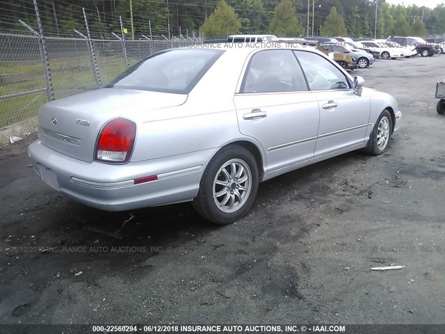 KMHFU45E92A198676 - 2002 HYUNDAI XG 350 SILVER photo 4