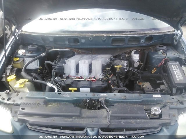 2B4GP44G1YR589177 - 2000 DODGE GRAND CARAVAN SE/SPORT GREEN photo 10